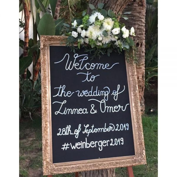 Gold-frame-and-black-board