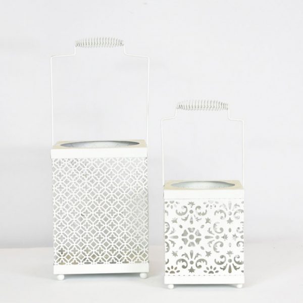 Small-White-metall-lantern