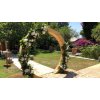Round wooden arch