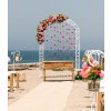 One side with flowers and Flower curtain