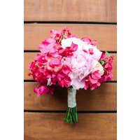 Bougainevillea and Peonies