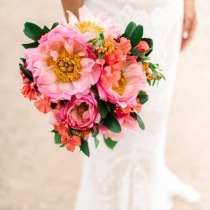Colorful and Country Bridal Bouquet