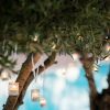 50 bubbles or jars with batterie lighted candles