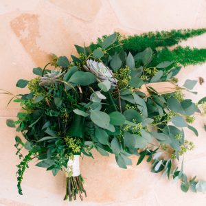 Bohemian and organic Bridal Bouquet