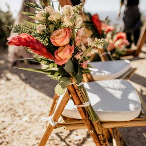 Pew Ends and Aisle decoration
