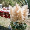 Pampas, flowers and greenery