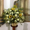 Altar Arrangement with seosonal flowers